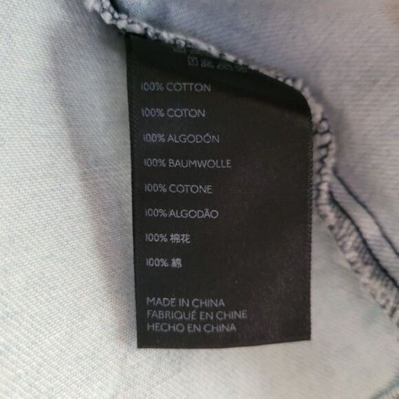 BDG Urban Outfitters Cotton Denim Jean Mini Skirt Snap Buttons Front Size M - Picture 8 of 9